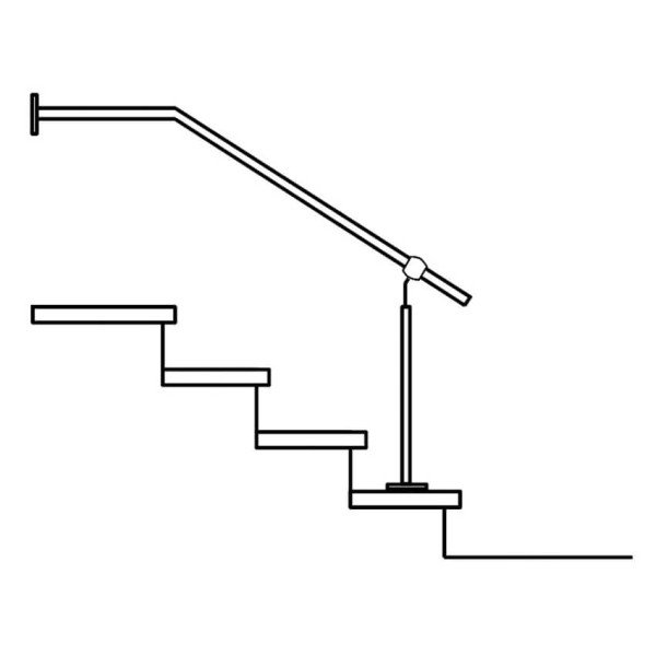 Handlaufgeländer Treppengeländer Edelstahl